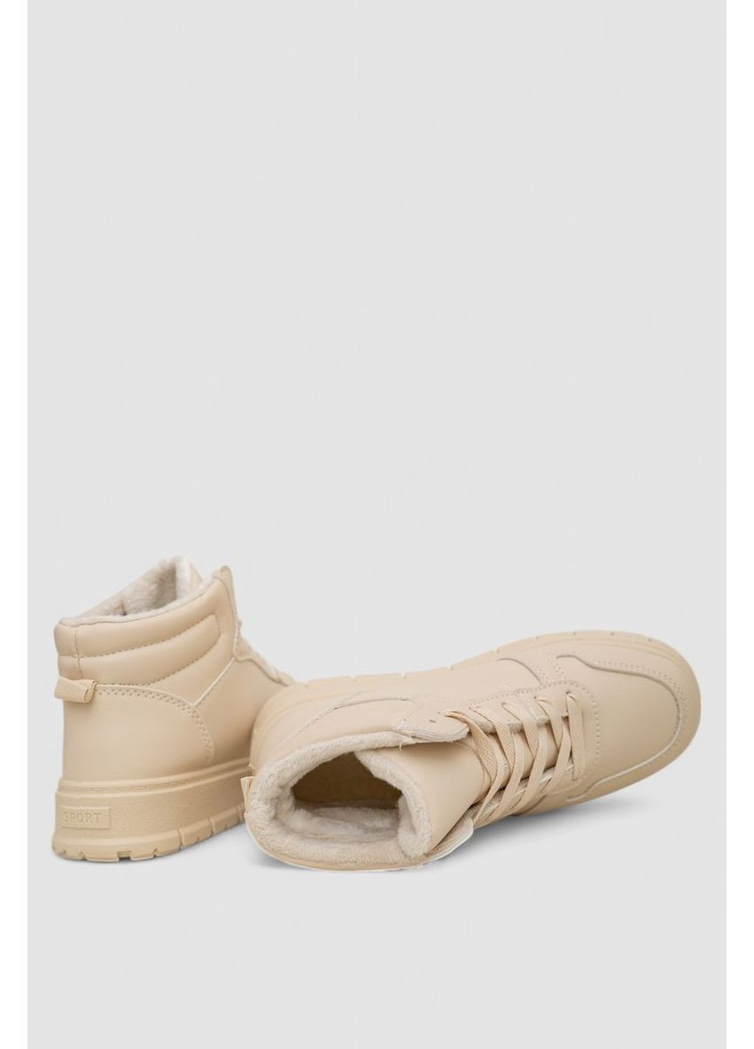 Кросівки жіночі зимові на хутрі, 248RMB17 Ager бежеві зими (360858583)