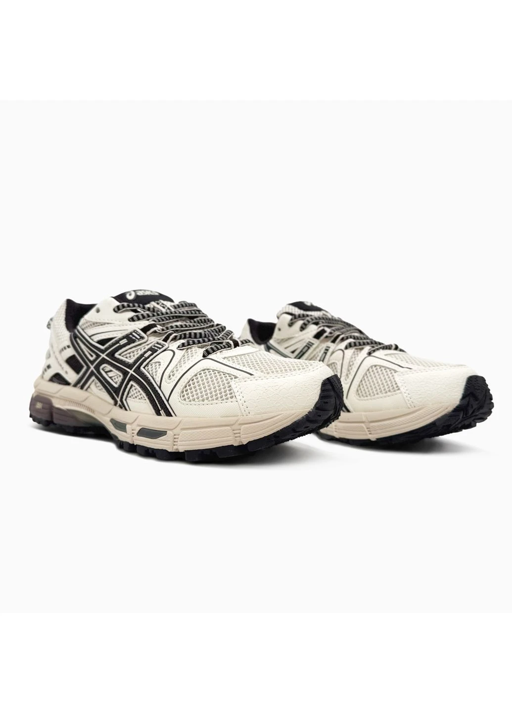 Кроссовки женские и мужские Asics Gel-Kahana 8 Beige Black | Асикс Гель-Кахана 8 бежевые No Brand бежевые демисезоны (401726509)