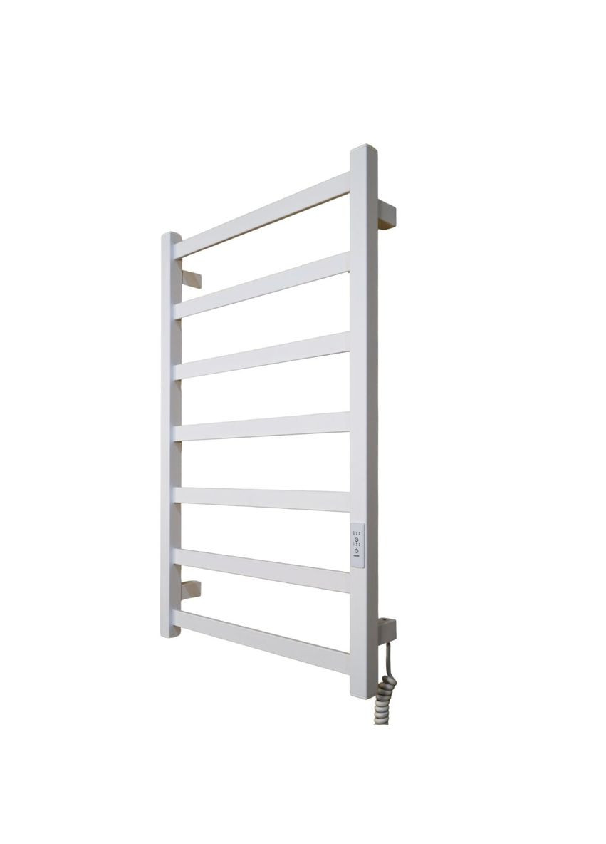 Полотенцесушитель электрический с контроллером Белый матовый 790*490 Carino LAURA (365596155)