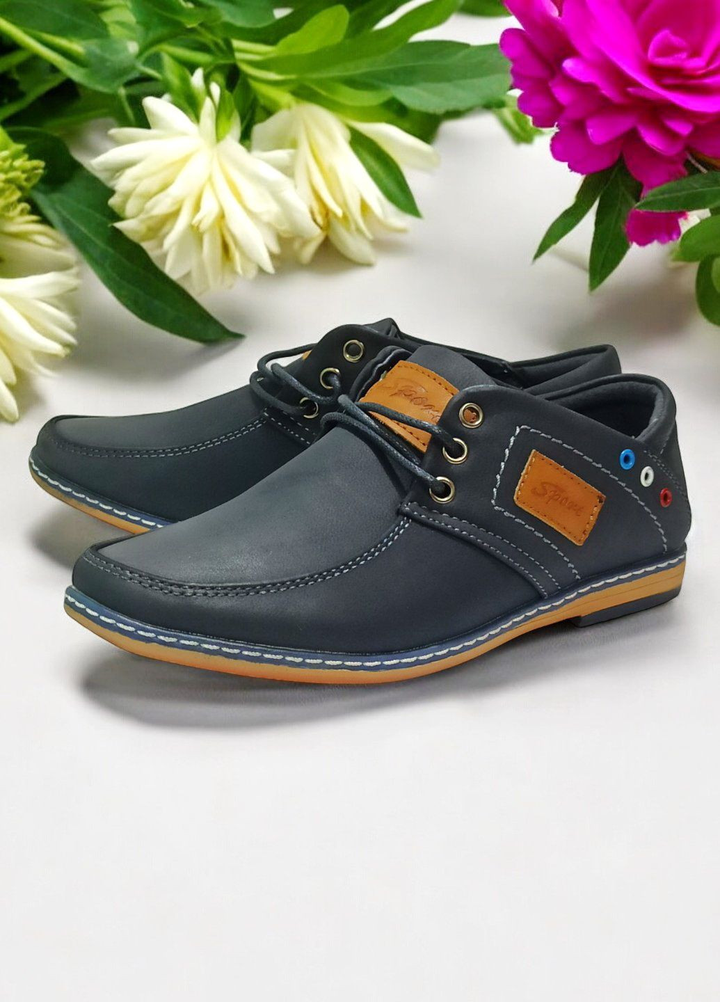 Туфлі для хлопчика до школи класичні строгі 6207 сині Paliament (299716767)