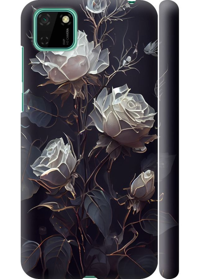 3D пластиковый матовый чехол 'Розы 2' для Endorphone Huawei Y5p (258591480)