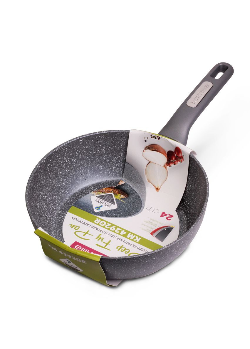 Сотейник 4292 Ø24*7.5 см з гранітним покриттям Kamille (342117477)