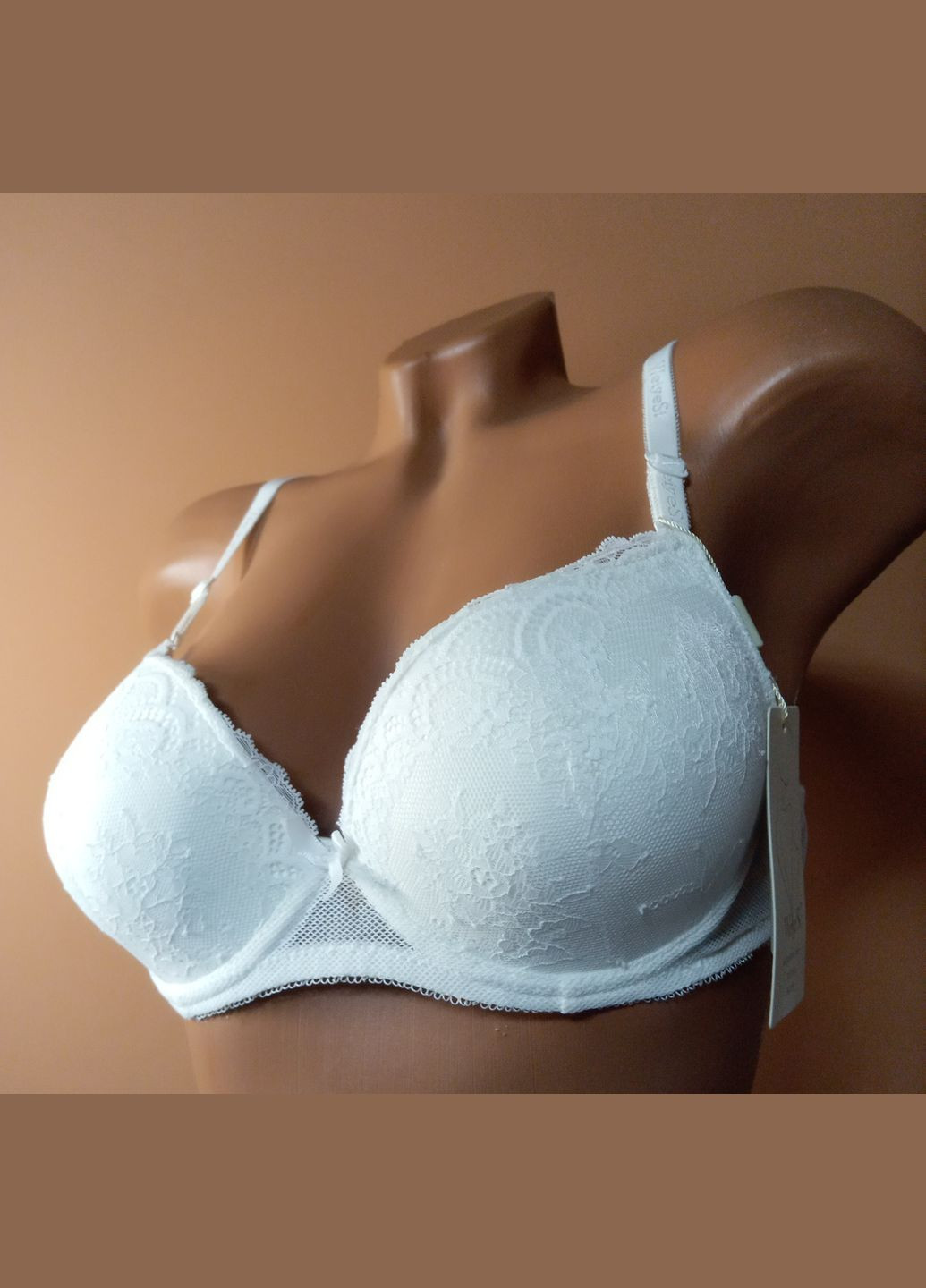 Молочный бюстгальтер чашка в (2) пуш-ап силикон Weiyesi с косточками