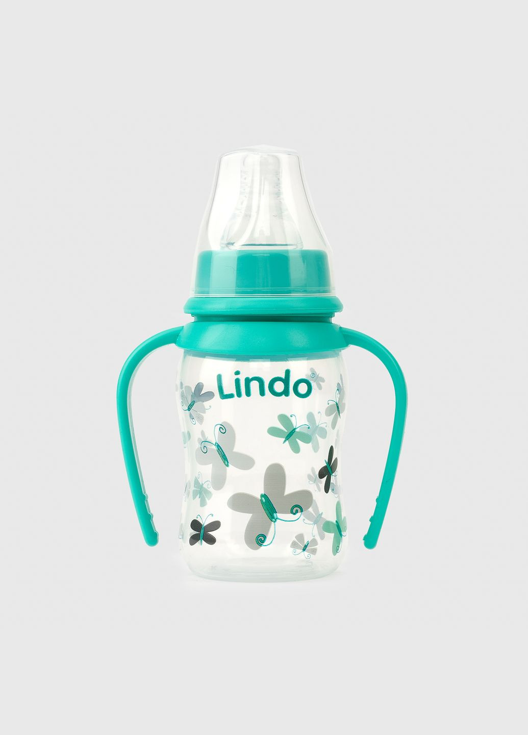 Пляшка кругла LI146 з силіконовою соскою Lindo (286420631)