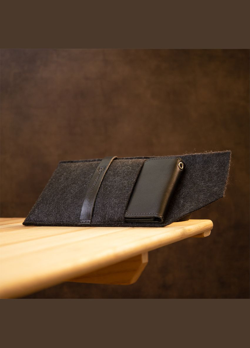 Добротна шкіряна ключниця GRANDE PELLE чорна (sku_11354) No Brand (327819501)