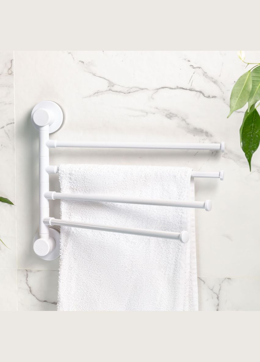 Держатель для полотенец MVM BP-28 клеящийся /Серый (BP-28 WHITE/GRAY) МВМ (365280868)