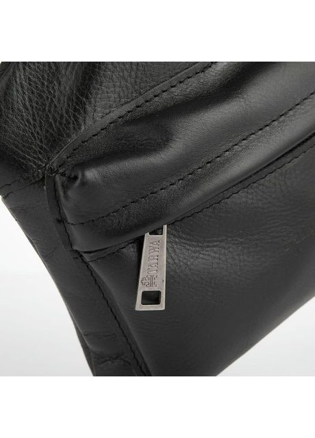 Сумка слинг через плечо мужская из натуральной кожи для телефона и для документов маленькая Черный 38825 TARWA (351489096)