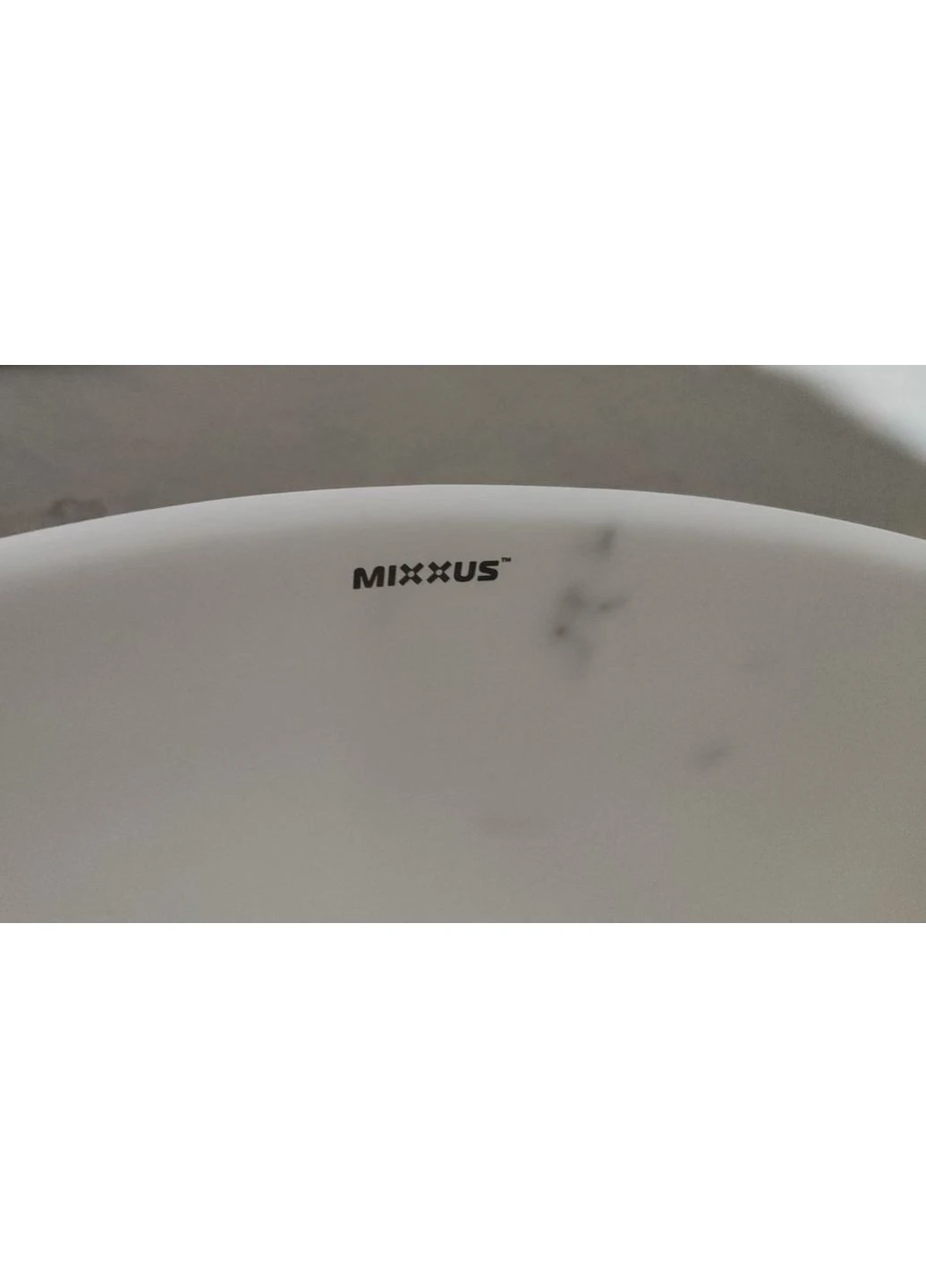 Раковина накладная PREMIUM ELLIPSE-0108 MARBLE 400х330х145mm (MP6526) Mixxus (392907267)