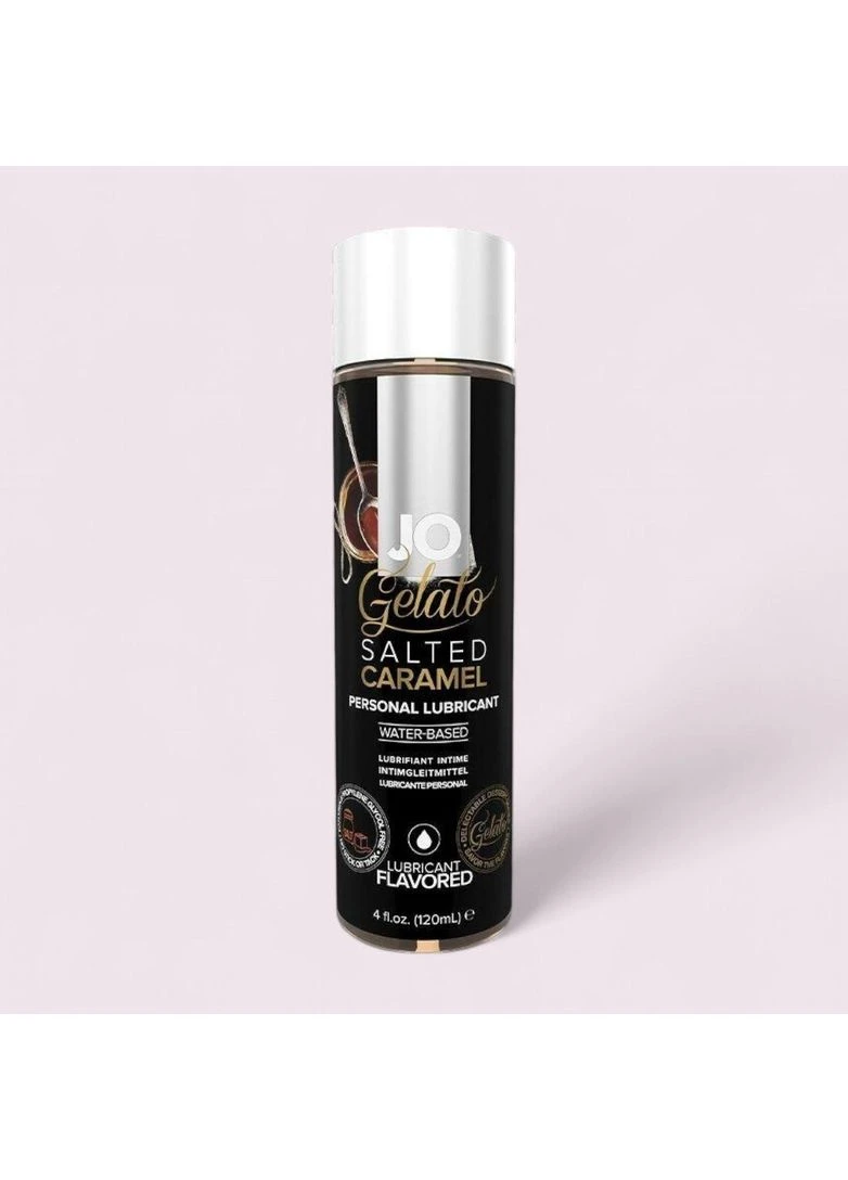 Змазка на водній основі підходить для орального сексу GELATO Salted Caramel (120 мл) System JO (315013455)
