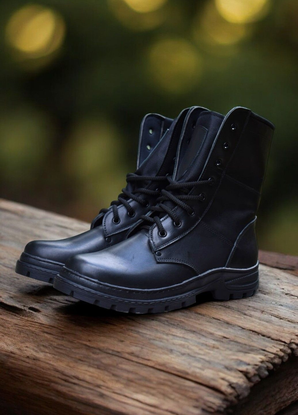 Женские Тактические Демисезонные Берцы. 36-48р Черные. Полностью Натуральная кожа! MSDF-2101 No Brand (301138844)