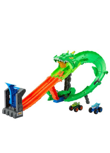 Игровой набор Monster Trucks Атака огненного дракона (JFR06) Hot Wheels (370779236)