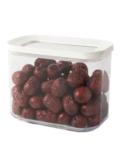 Емкость для хранения сыпучих продуктов прозрачная пластиковая 1000 мл No Brand (322312865)