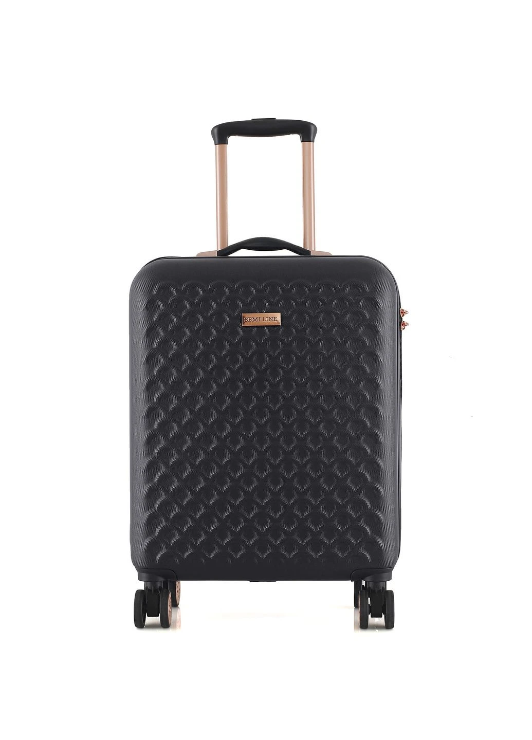 Валіза 20" (S) Black (T5718-1) Semi Line (315937156)