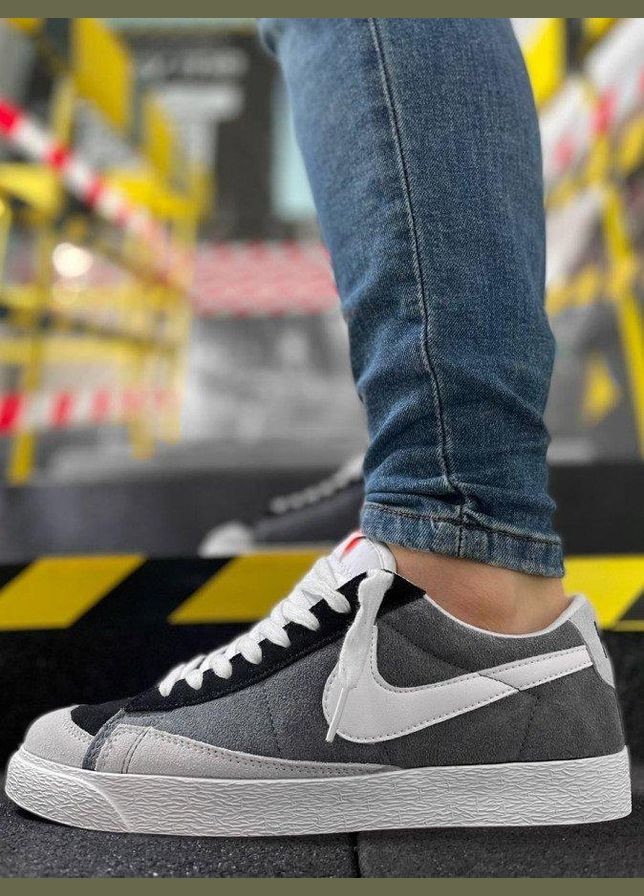 Серые кроссовки blazer grey 41 Nike