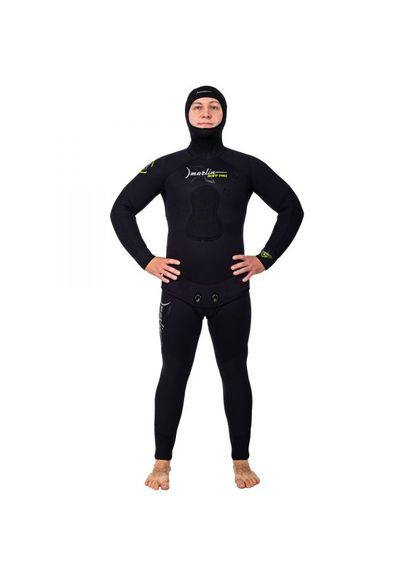 Гидрокостюм для подводной охоты 7мм 7 мм Marlin черный