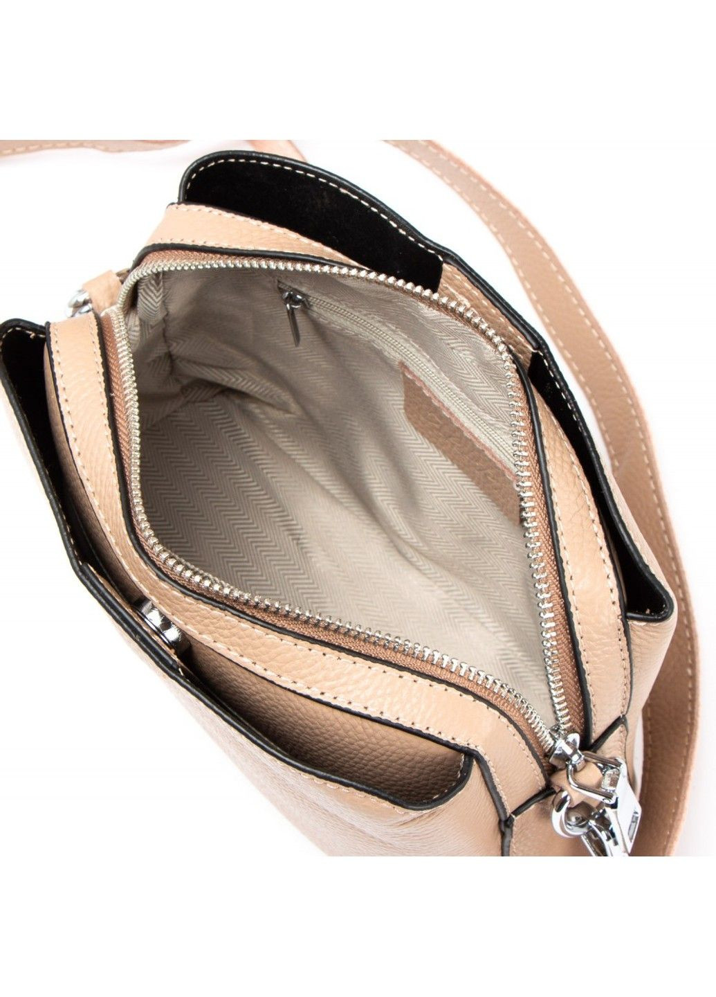 Женская кожаная сумка классическая 99113 camel Alex Rai (291683025)