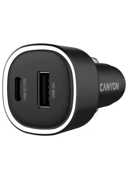 Зарядний пристрій (CNE-CCABR8AC) VAG 1xUSB + 1xUSB-C PD85W black (390001732)
