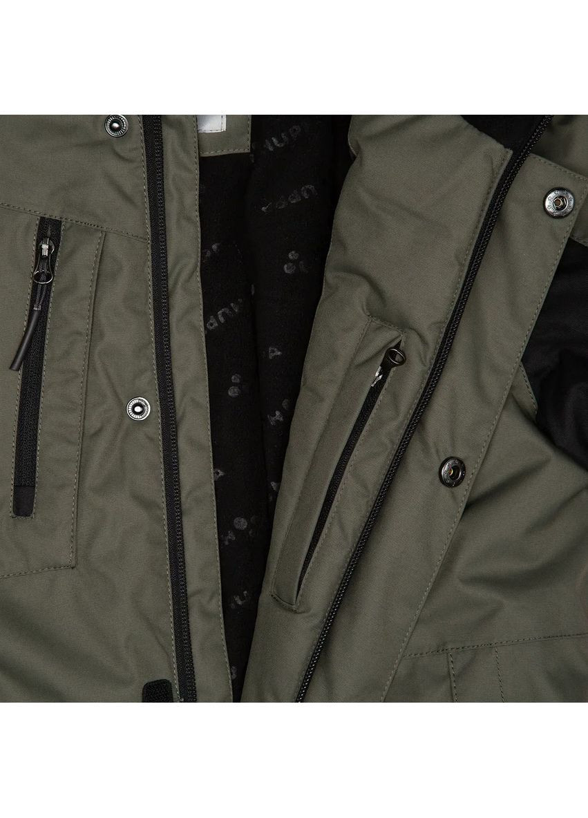 Темно-зеленая детский зимний комбинезон mooley 3, р.116, темно-зеленый () Huppa 36360320-10057-116