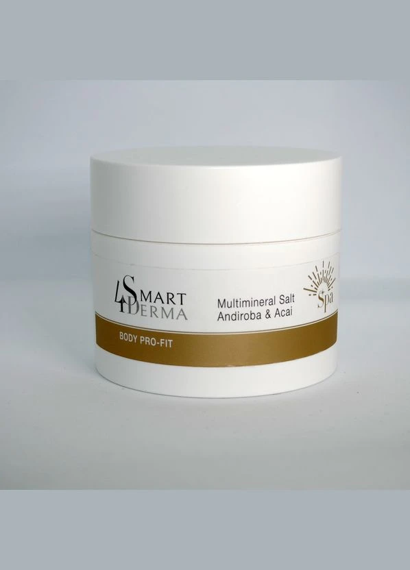 Multimineral Salt Andiroba&Acai Мультимінеральна сіль для рук і тіла з олією андироби та асаї 300 г Smart4Derma (384309468)
