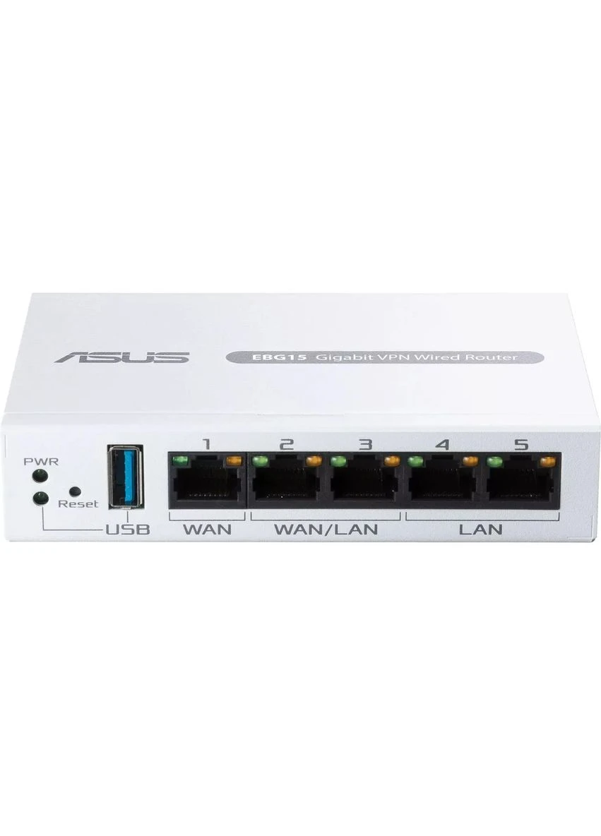 Маршрутизатор ExpertWiFi EBG15 2xGE LAN 1xGE WAN, 2xGE WAN/LAN, USB 3.2, BT Asus (393465365)