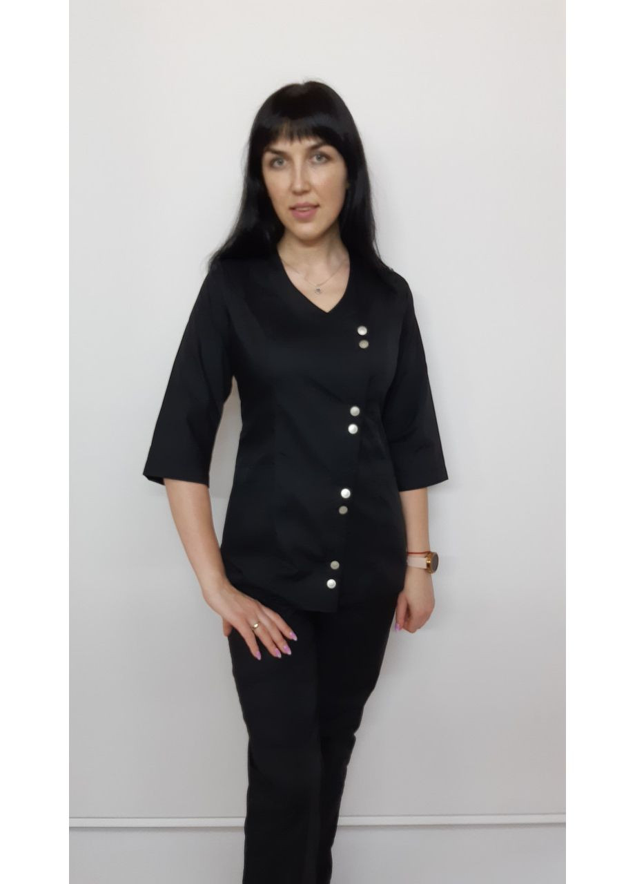 Жіночий медичний костюм Китай котон кнопки три чверті рукав 46, No Brand (361360336)