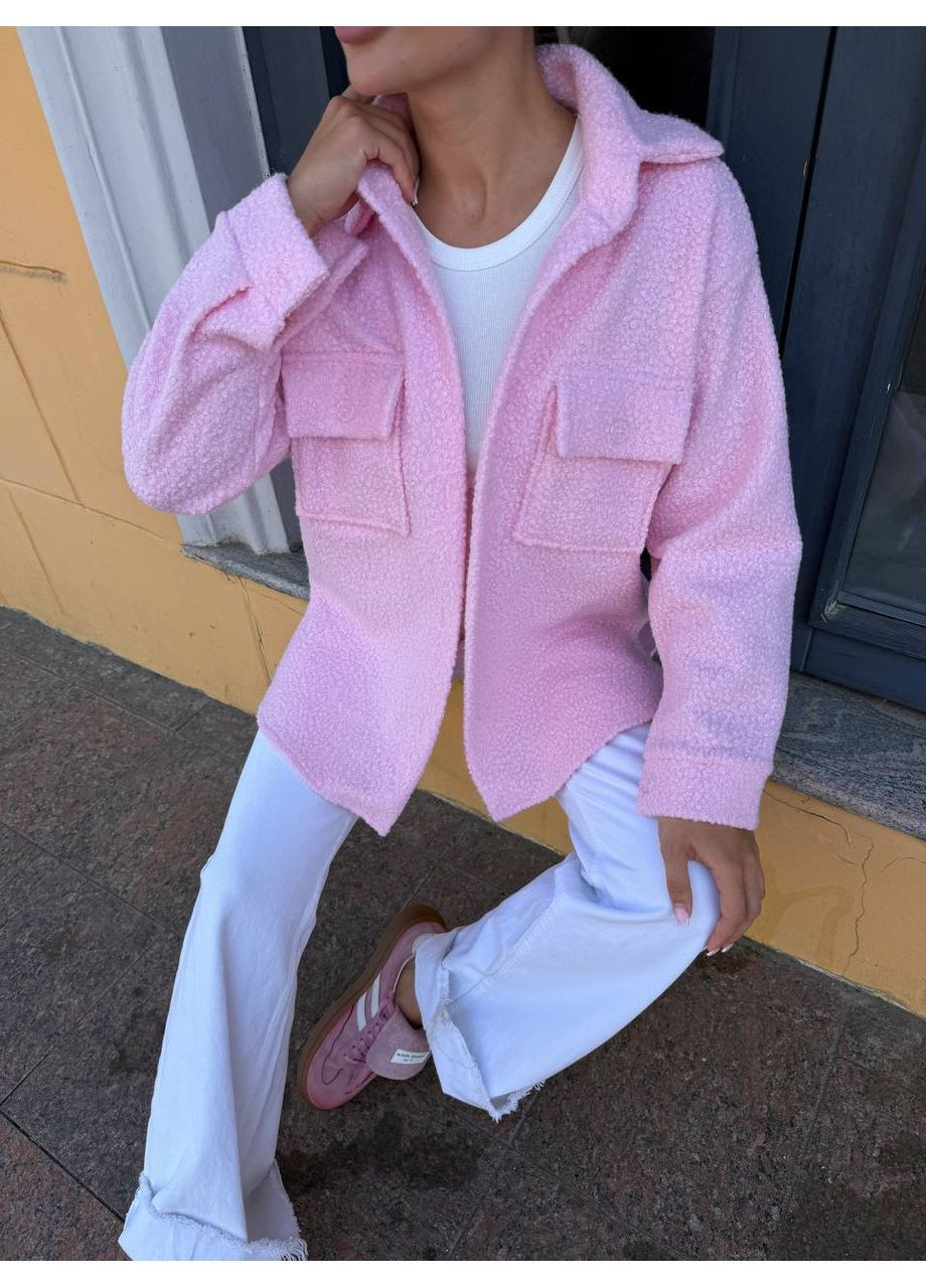 Женская куртка-рубашка букле Osoblyva (363597693)