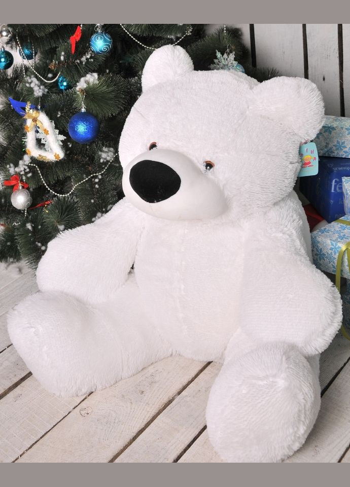 Мягкая игрушка медведь сидячий Бублик 120 см белый Alina (288045210)
