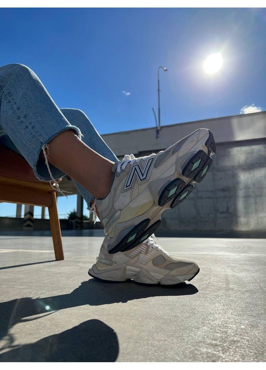 КРОСІВКИ ЖІНОЧІ NEW BALANCE 9060 GREY BEIGE НЬЮ БЕЛАНС 9060 No Brand сірі демісезони (367176104)