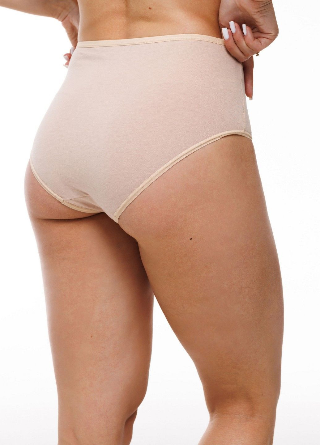 Жіночі високі труси з бамбуку S бежевий (5127123287521) Наталюкс 51-2712 (340114366)