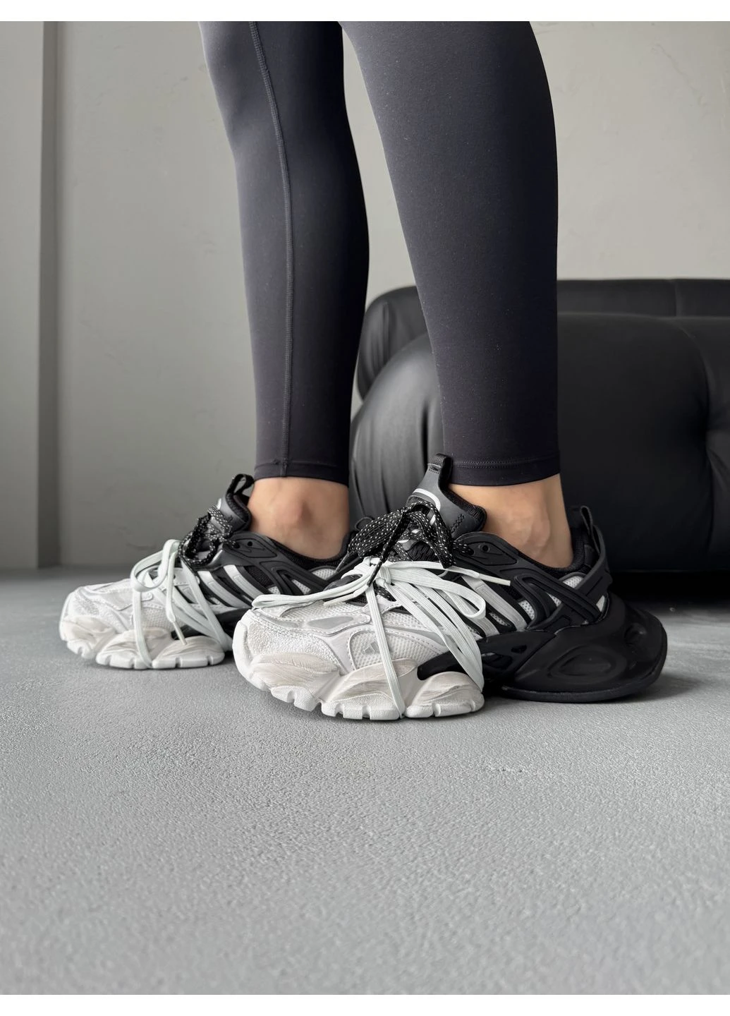 Білі літні кросівки adidas vento xlg deluxe black/white адідас венто No Brand