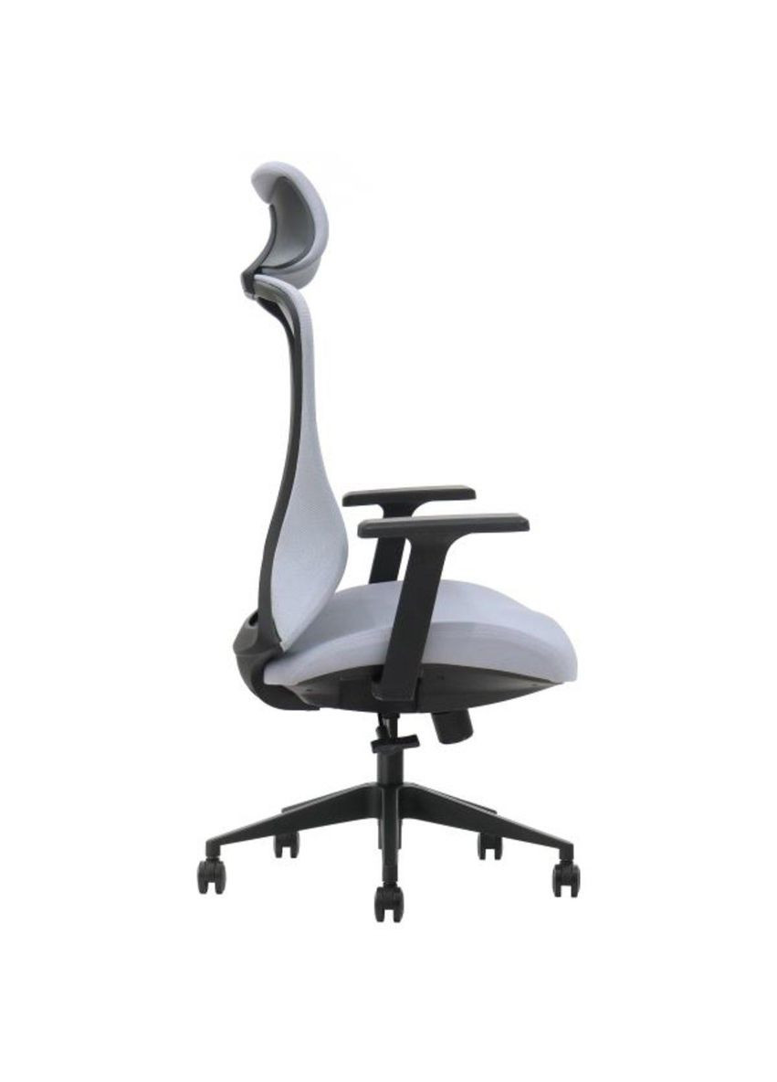 Кресло поворотное MAGNUS серая ткань/черный каркас Intarsio (365461477)