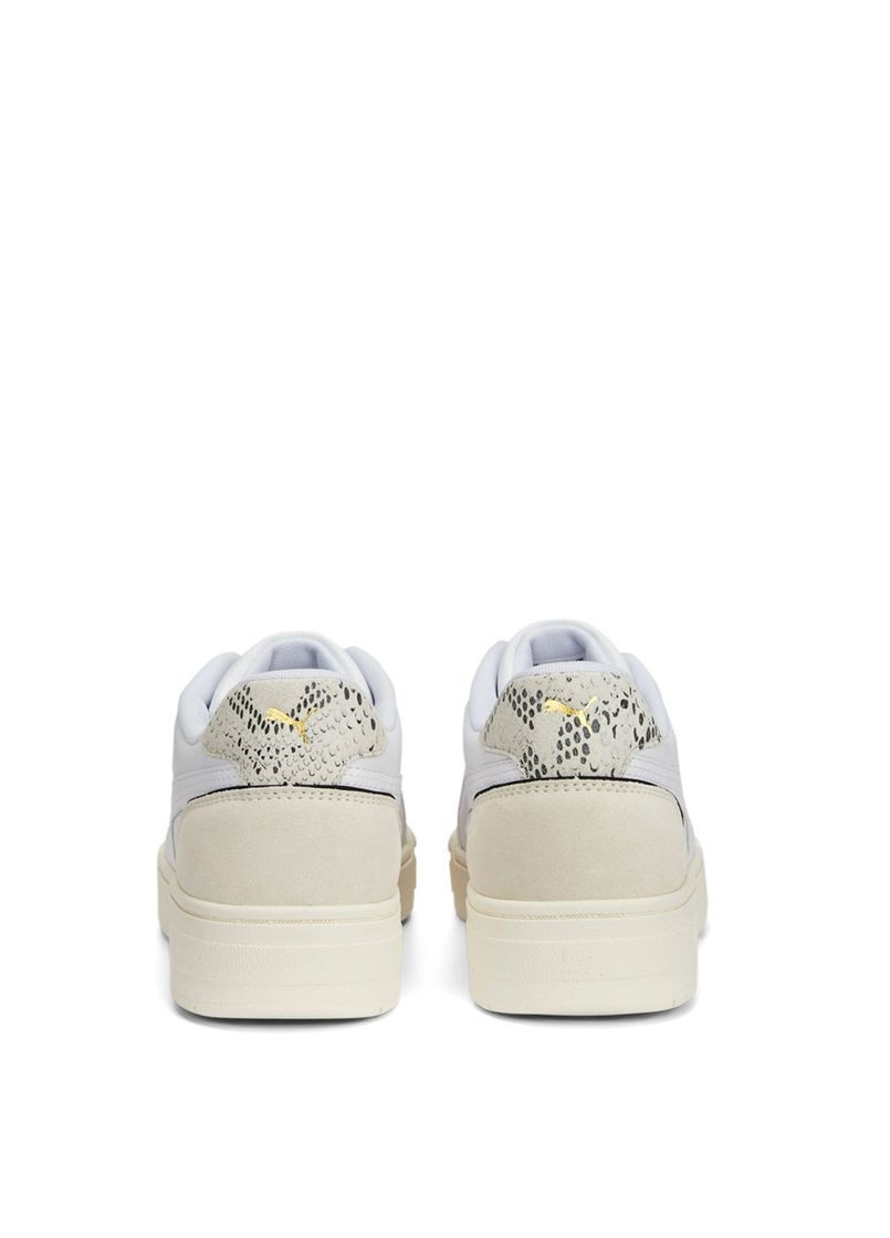 Белые мужские кеды 39012601 белая кожа Puma