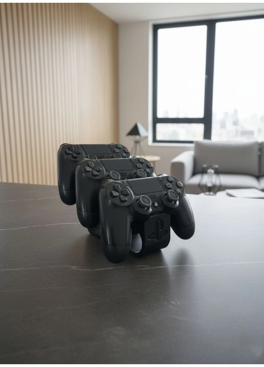Тройной держатель DualShock 4 для Playstation 4 No Brand (366088926)