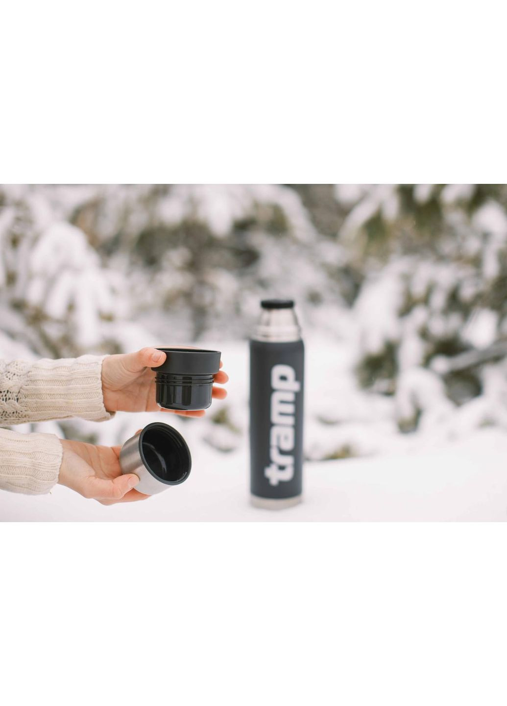 Термос Expedition Line 0,9 л UTRC-027 Cірий Tramp (366221187)