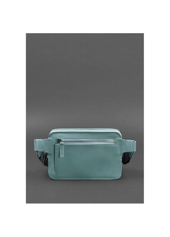 Сумка жіноча шкіряна через плече Dropbag Mini бірюзова BlankNote (302007907)