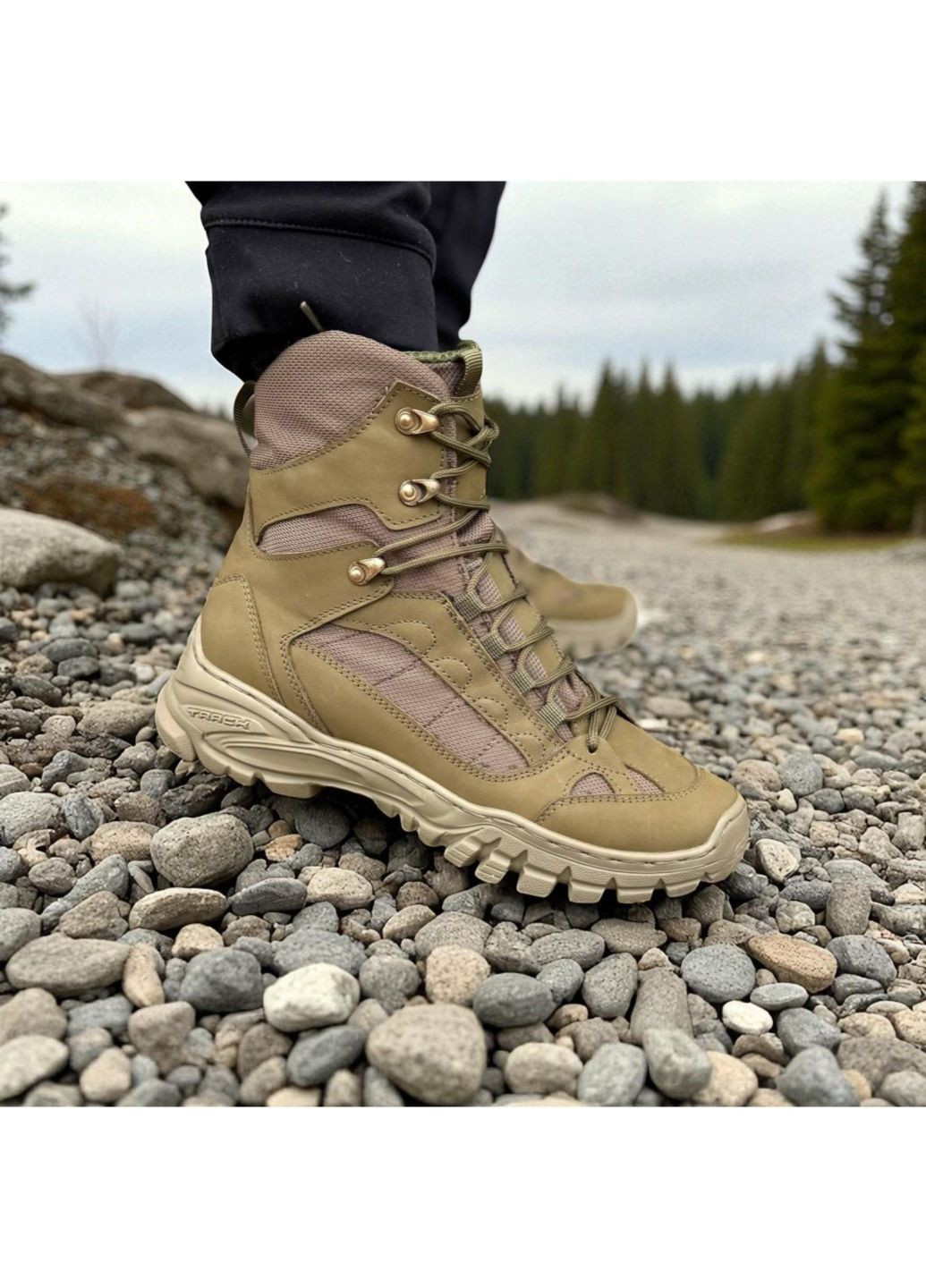 Тактичні Жіночі Демісезонні Берці Шкіряні. 36-49р Олива. Міцні та зручні! DSDF-2148 45 No Brand (349513046)