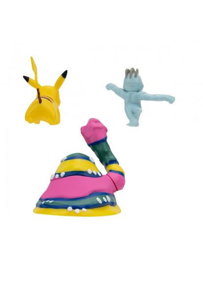 Набор игровых фигурок W19 - Мачоп, Пикачу, Алола Мак Pokemon (344449608)
