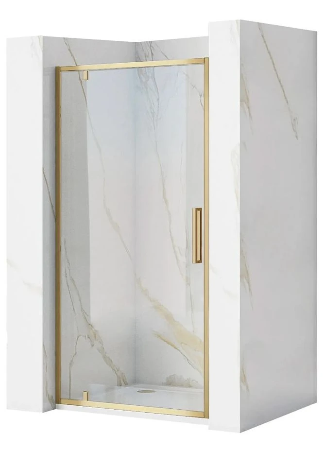 Душевая дверь RAPID SWING 90 BRUSHED GOLD Rea (392918264)