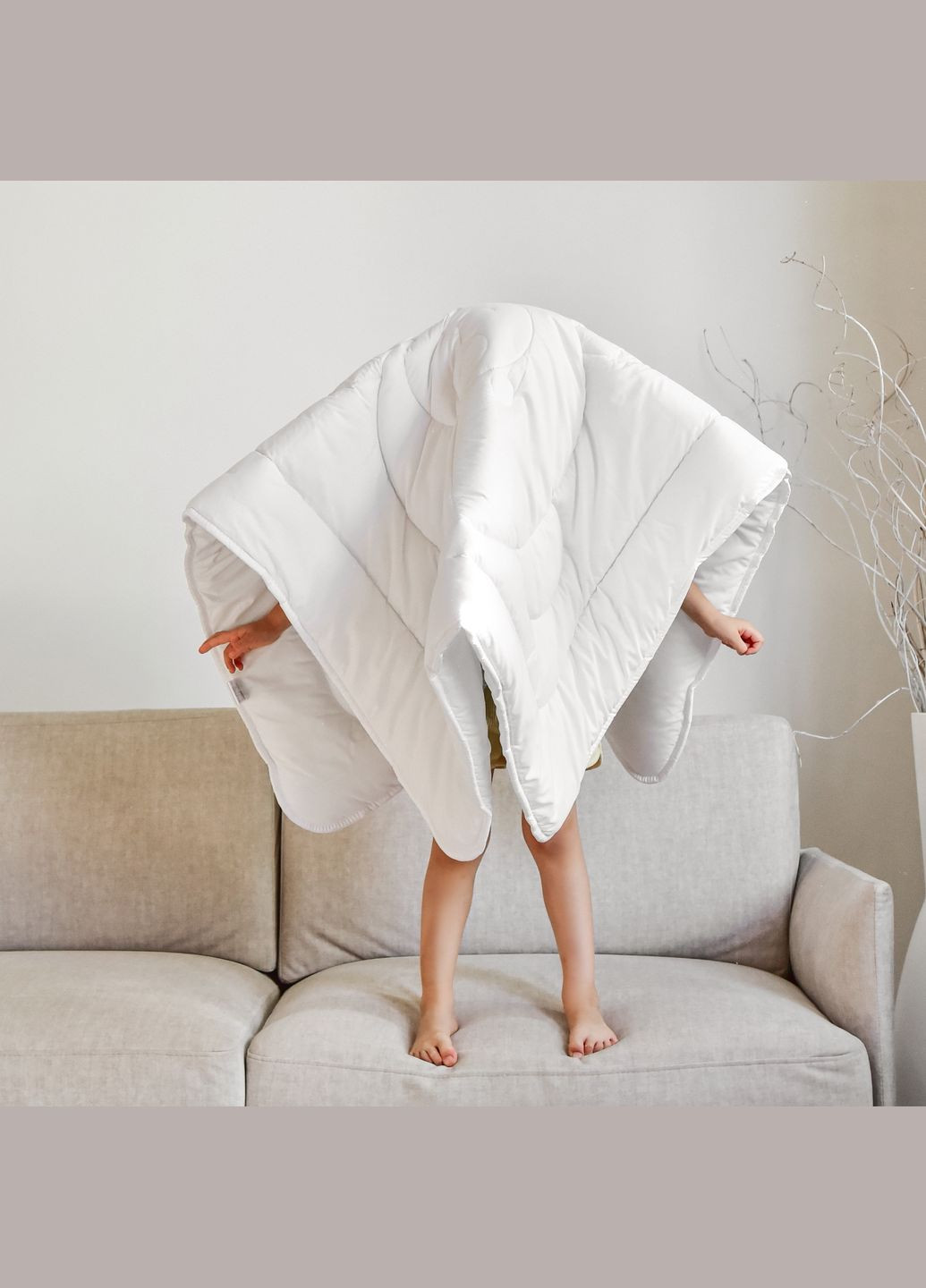 Детское одеяло Мишка ТM 100х135 см, антиаллергенное белое (812294*002) PAPAELLA (313594481)