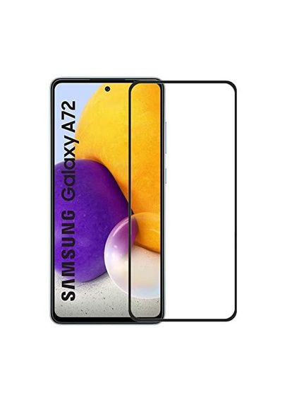 Захисне скло для Samsung Galaxy A72 (2021) A726 Full Glue 5D Black (0.33 мм) Mocolo (324234195)