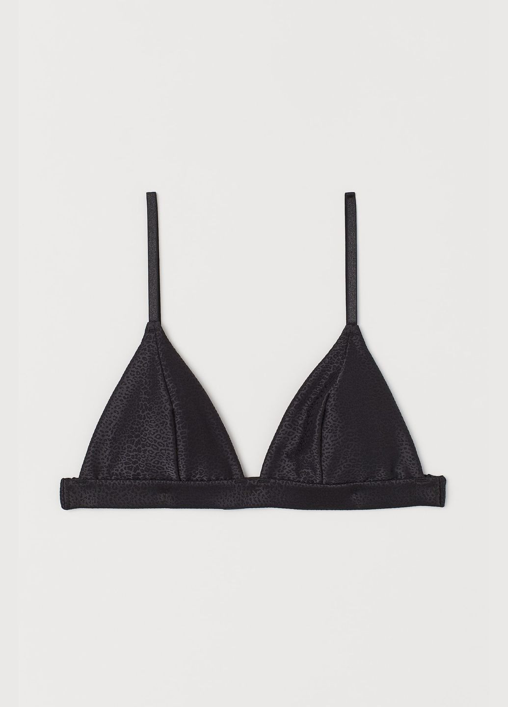 Чёрный бюстгальтер H&M полиэстер