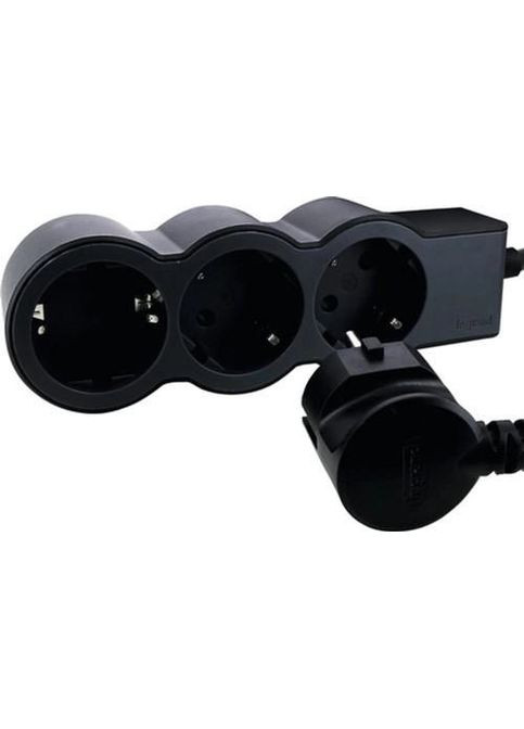 Удлинитель СТАНДАРТ 3х2К+Из розетки, 16 А, с кабелем 3 м, цвет Legrand (315143335)