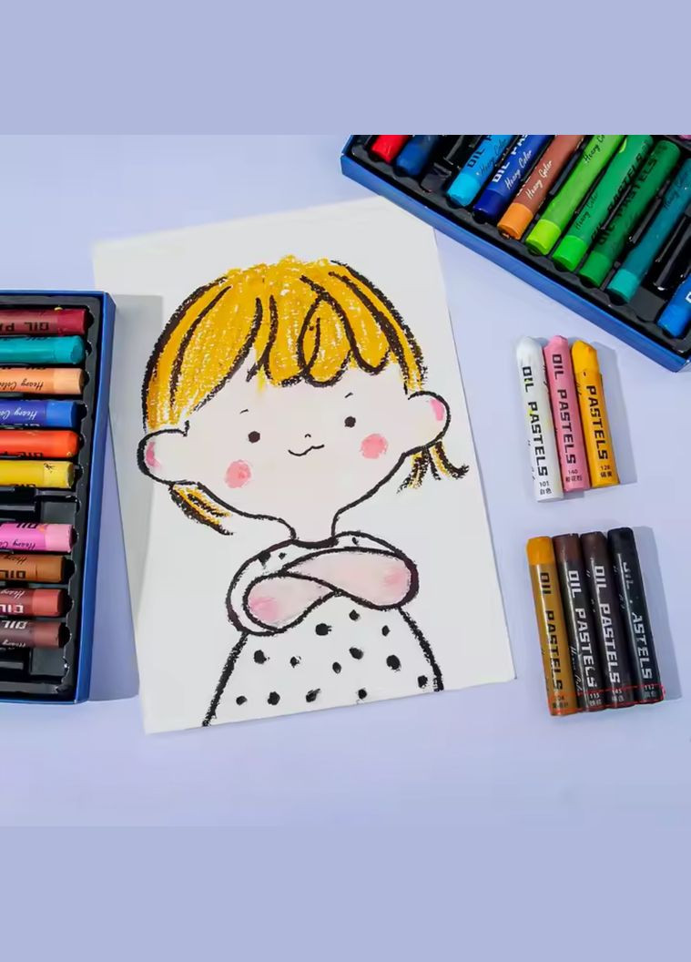 Олійна пастель, 36 кольорів, м'яка художня пастель для живопису, малюнків No Brand (369802996)