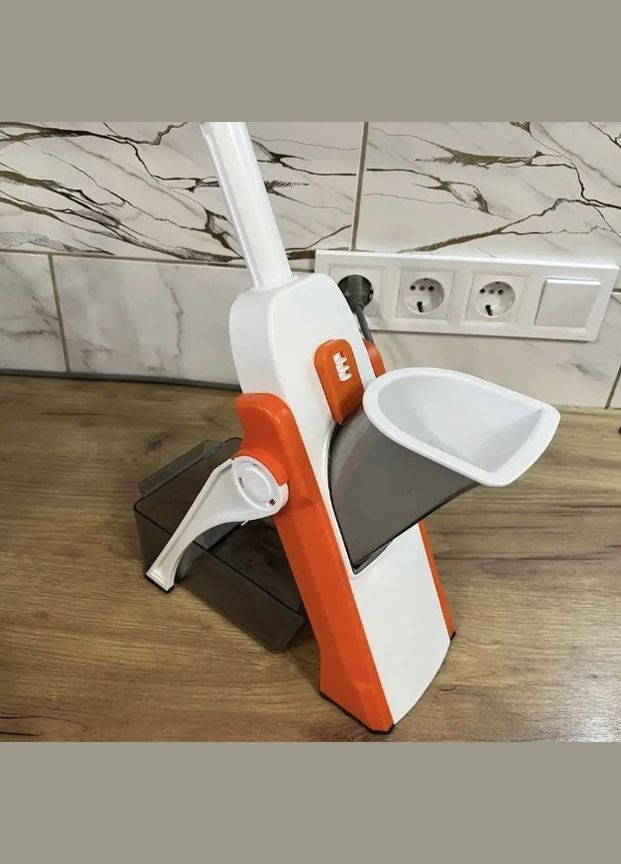 Овощерезка-мультислайсер для овощей и фруктов Spring Slicer 3 лезвия оранжевый (2104618551) Brava (332770451)