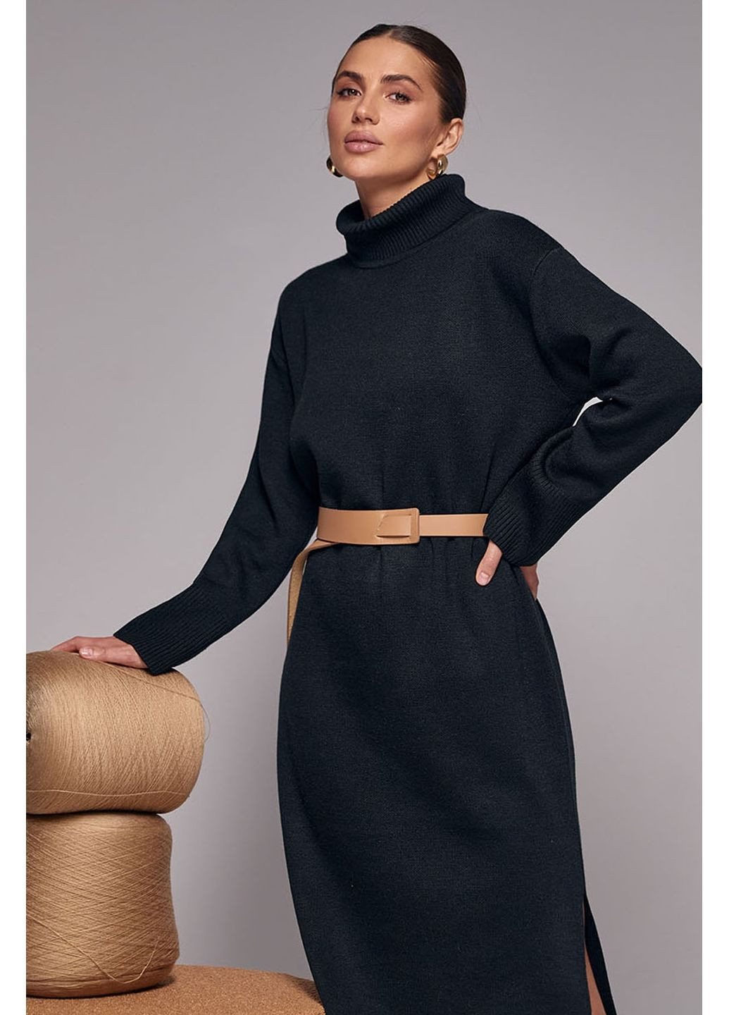 Черное платье 2773 Triko Bakh