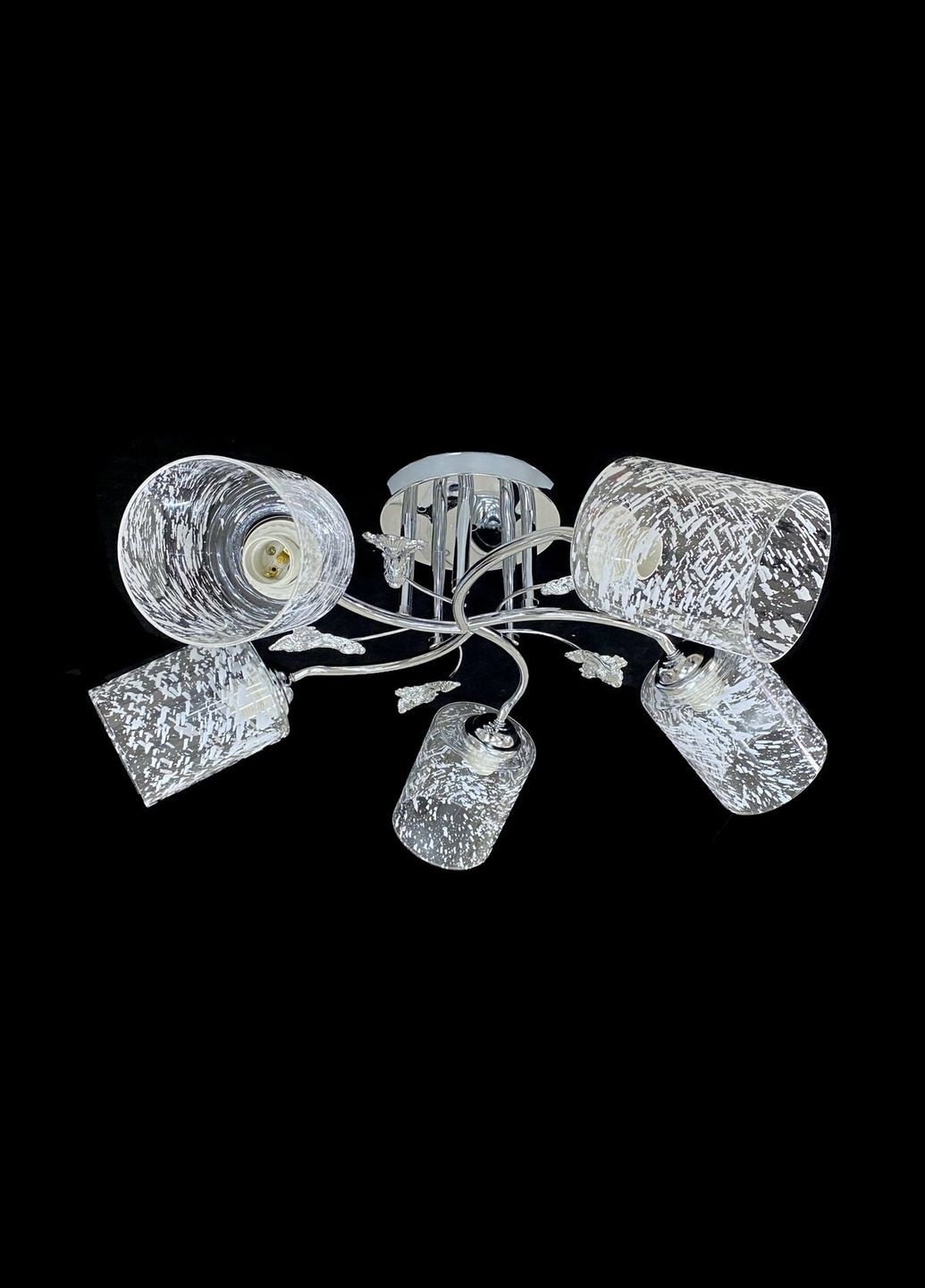 Стельова Люстра на 5 плафонів 2378B/5 (Хром) Valeso (346267299)