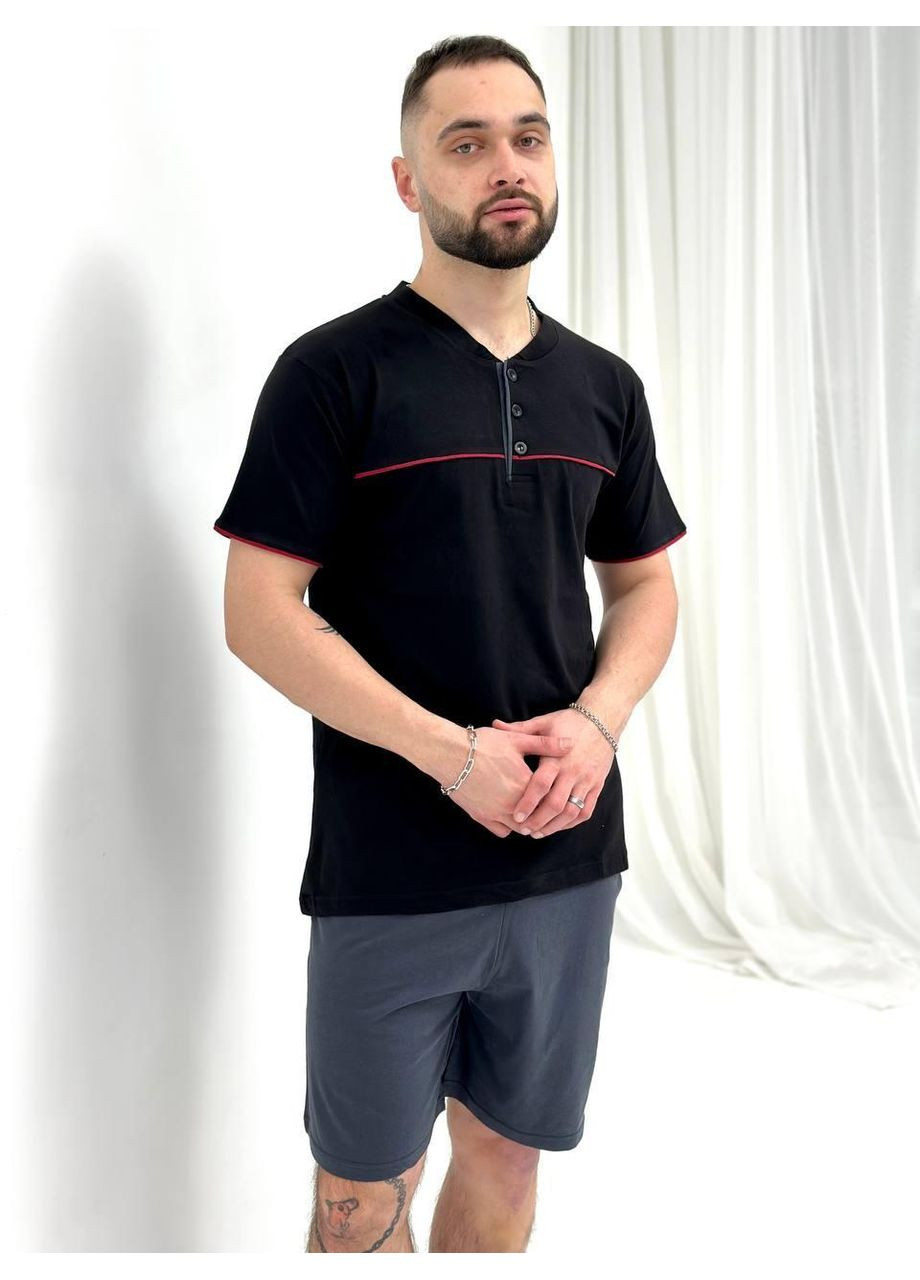 Піжама чоловіча футболка та шорти GT (317268498)