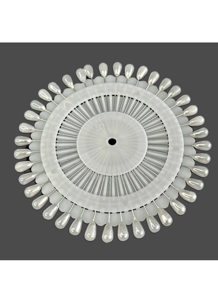 Портняжные булавки с белым шариком - 4 см Plus-plus (352751758)