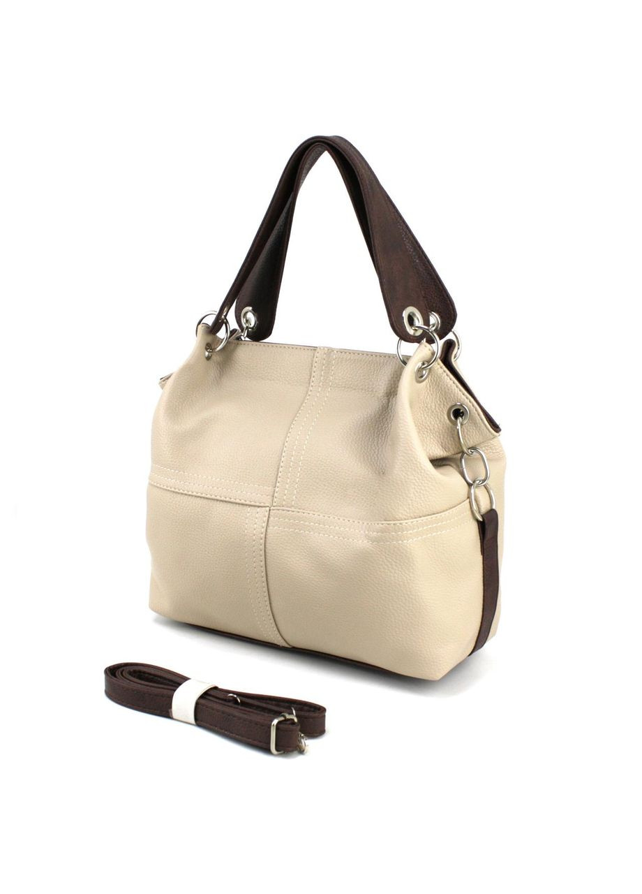 Повсякденна жіноча сумка 0-674153338 бежева Voila (348418646)