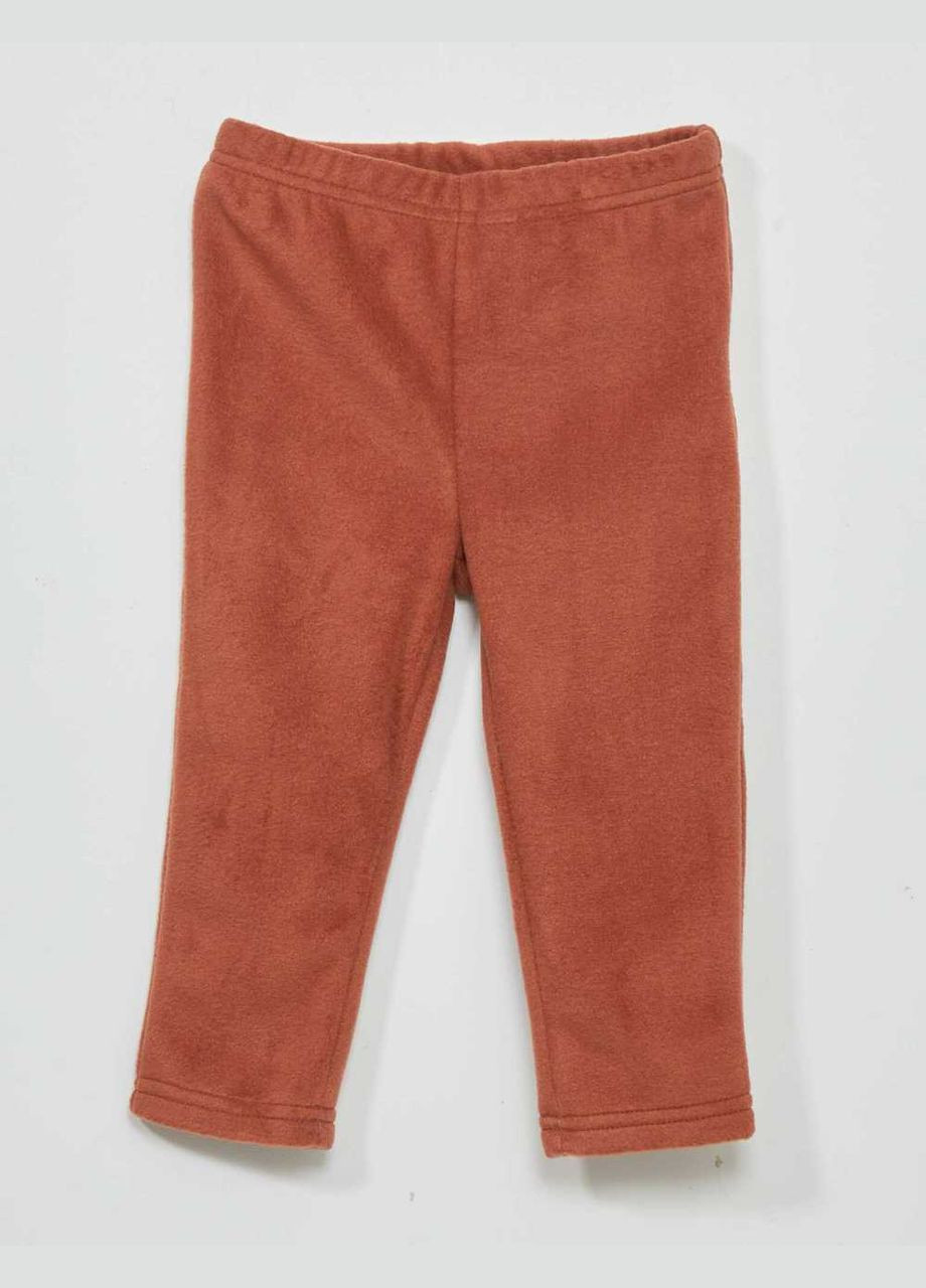 Коричнева піжама (комплект),коричневий з принтом, Kiabi